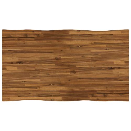 140 x 80 x 75 cm Солидно акациево дърво Естествено и бяло