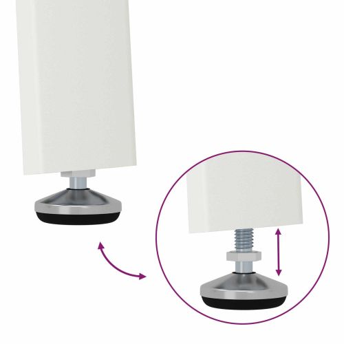 70 x 70 x 75 cm Солидно акациево дърво Естествено и бяло