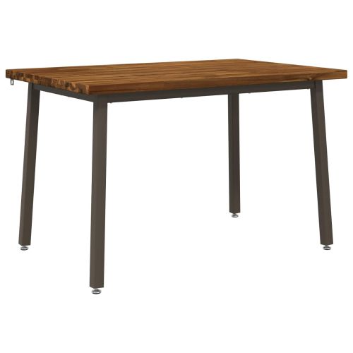 120 x 70 x 75 cm Солидно акациево дърво Естествено и кафяво