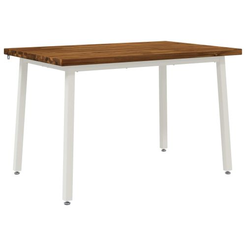 120 x 70 x 75 cm Солидно акациево дърво Естествено и бяло