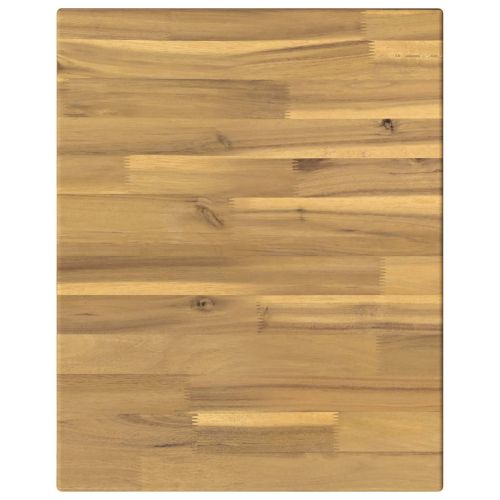 Правоъгълен плот за маса 50 x 50 x 3,5 см Квадратна Бяло