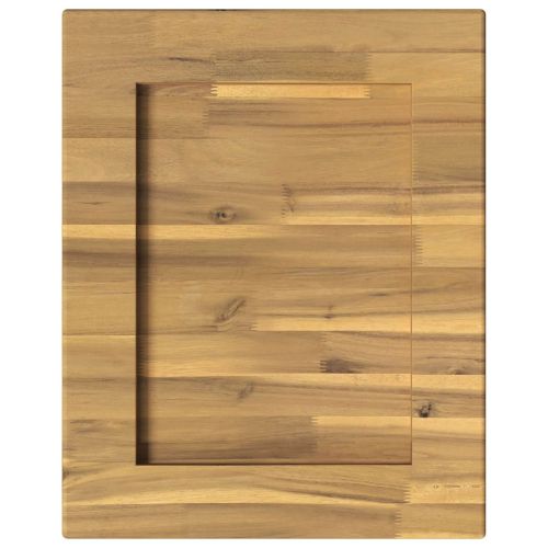 Правоъгълен плот за маса 50 x 50 x 3,5 см Квадратна Бяло