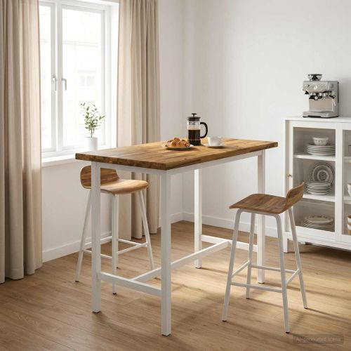 Правоъгълен плот за маса 90 x 50 x 3,5 см Правоъгълна Бяло