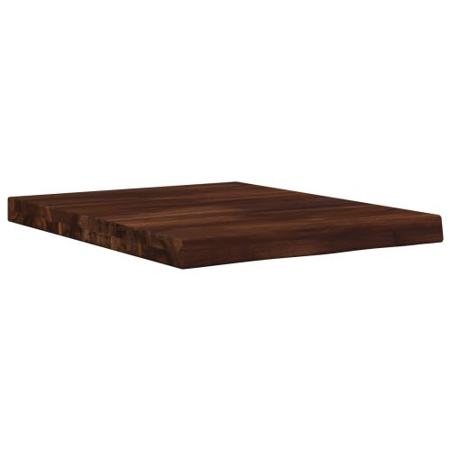 Правоъгълен плот за маса 60 x 60 x 3,5 см Квадратна Тъмен кафяв
