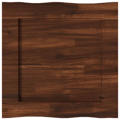 Правоъгълен плот за маса 60 x 60 x 3,5 см Квадратна Тъмен кафяв