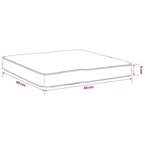 Кушони за сядане, 4 броя VUGHT 4 pcs 100% полиестер