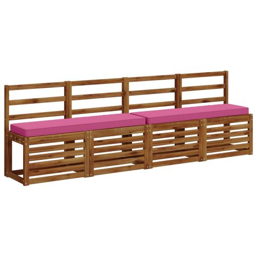 Калъфи за пейки, 2 части VUGHT 2 pcs 100% полиестер Розово
