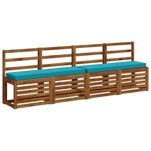 Калъфи за пейки, 2 части VUGHT 2 pcs 100% полиестер Тюркоаз