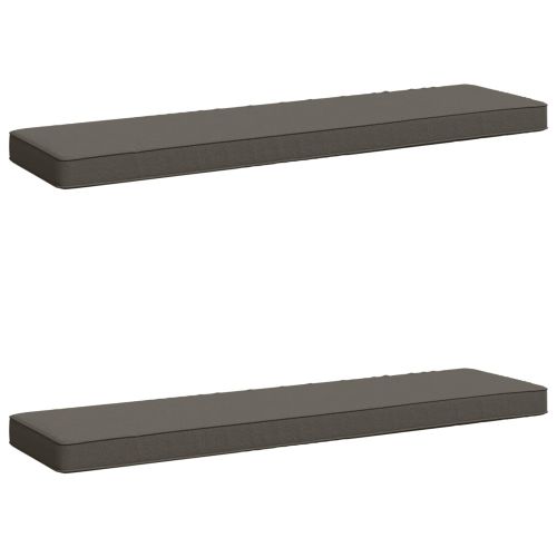Калъфи за пейки, 2 части VUGHT 2 pcs 100% полиестер Сиво