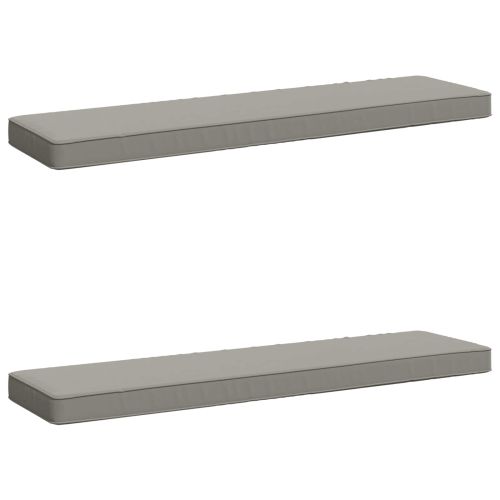 Калъфи за пейки, 2 части VUGHT 2 pcs 100% полиестер Сиво