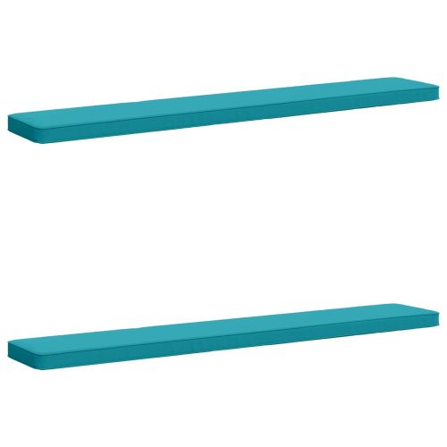 Калъфи за пейки, 2 части VUGHT 2 pcs 100% полиестер Тюркоаз
