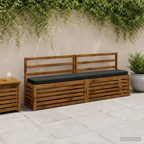 Калъфи за пейки, 2 части VUGHT 2 pcs 100% полиестер Черно