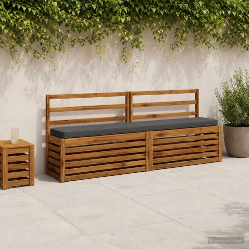 Калъфи за пейки, 2 части VUGHT 2 pcs 100% полиестер Антрацит