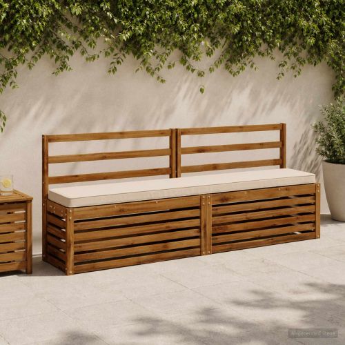 Калъфи за пейки, 2 части VUGHT 2 pcs 100% полиестер Кремаво