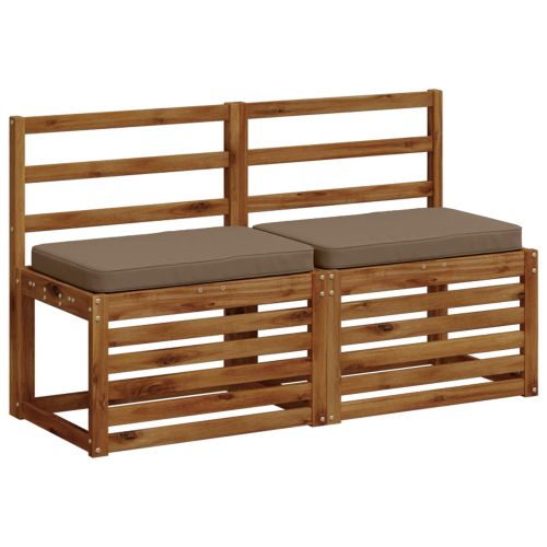 Калъфи за пейки, 2 части VUGHT 2 pcs 100% полиестер Таупе