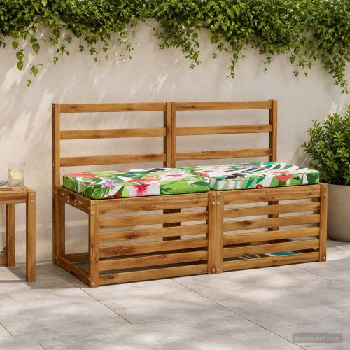 Калъфи за пейки, 2 части VUGHT 2 pcs 100% полиестер Многоцветен