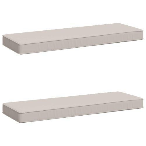 Калъфи за пейки, 2 части VUGHT 2 pcs 100% полиестер Бяло