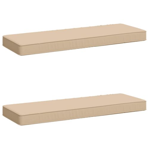 Калъфи за пейки, 2 части VUGHT 2 pcs 100% полиестер Кремаво