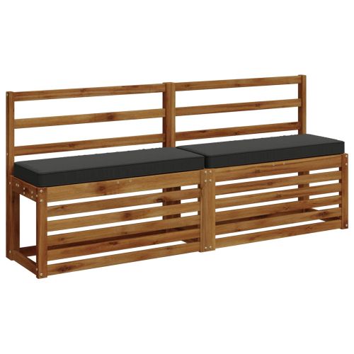 Калъфи за пейки, 2 части VUGHT 2 pcs 100% полиестер Антрацит