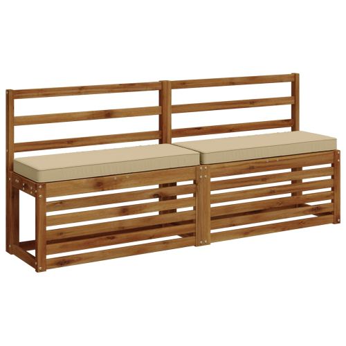 Калъфи за пейки, 2 части VUGHT 2 pcs 100% полиестер Бежово