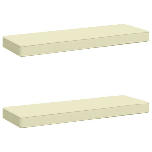 Калъфи за пейки, 2 части VUGHT 2 pcs 100% полиестер Кремаво