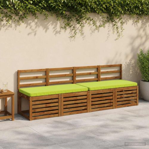Калъфи за пейки, 2 части VUGHT 2 бр. 100% полиестер Яркозелено.