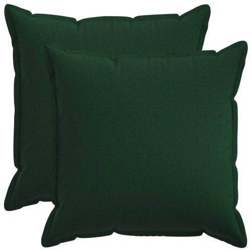 Възглавница HOUTEN 2 бр. Тъмнозелено Изкуствен лен