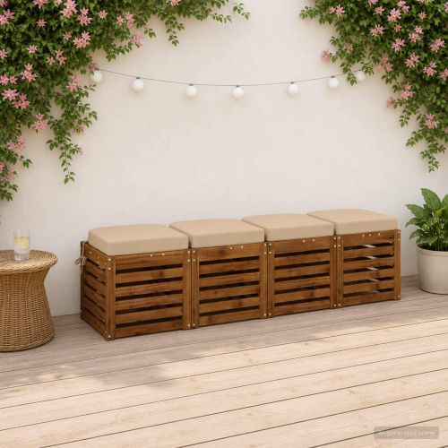Възглавници за седалки - 4 части SOEST 4 pcs 100% полиестер