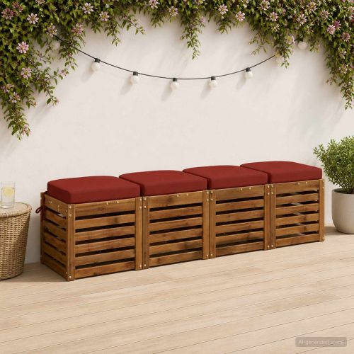 Възглавници за седалки - 4 части SOEST 4 pcs 100% полиестер
