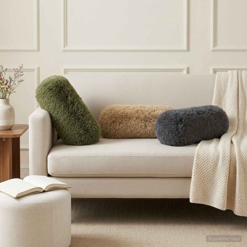 Възглавница с възглавница HEERLEN 2 бр. Светло зелено ПВ флийс