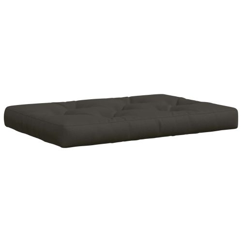 Кушон за палет VIANEN 100% полиестер Антрацит 120 x 80 x 12 cm