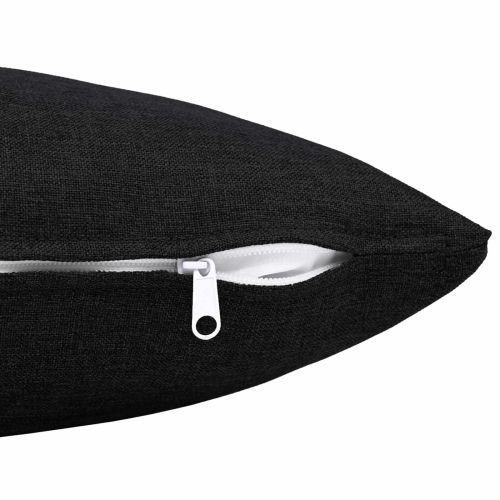 Възглавница с възглавница HEERLEN 2 бр. Черно Текстил