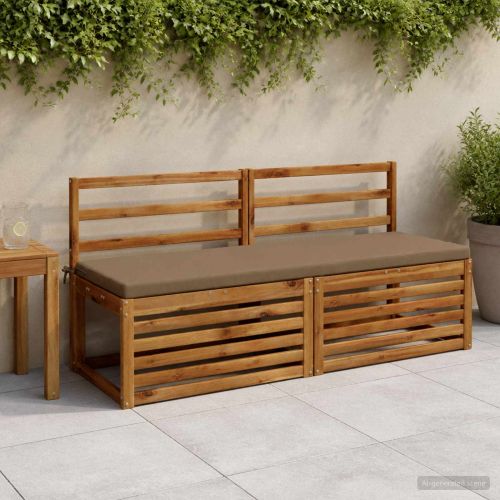 Възглавница за пейка SOEST 100% полиестер Таупе 140 x 50 x 5 см