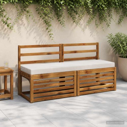 Възглавница за пейка SOEST 100% полиестер Бяло 140 x 40 x 8 см