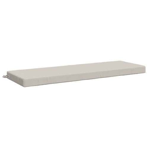 Възглавница за пейка SOEST 100% полиестер Бяло 140 x 50 x 8 см