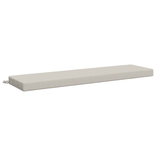 Възглавница за пейка SOEST 100% полиестер Бяло 160 x 40 x 8 см