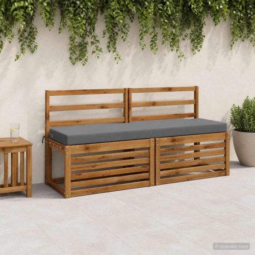 Възглавница за пейка SOEST 100% полиестер Синьо 140 x 40 x 8 см