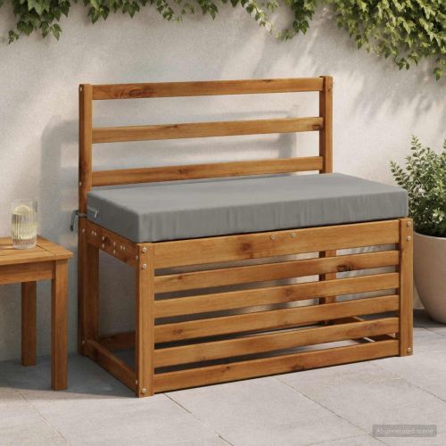 Възглавница за пейка SOEST 100% полиестер Сиво 80 x 40 x 8 cm