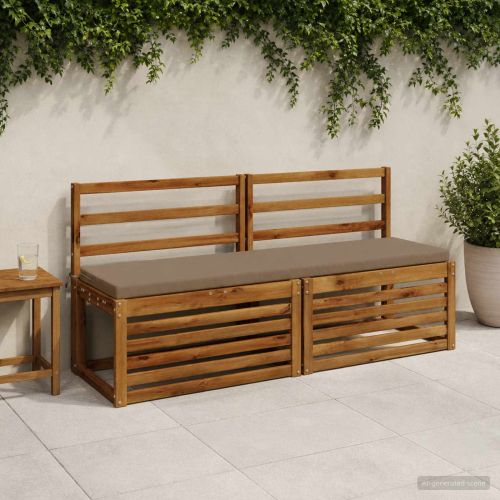 Възглавница за пейка SOEST 100% полиестер Таупе 160 x 40 x 5 см