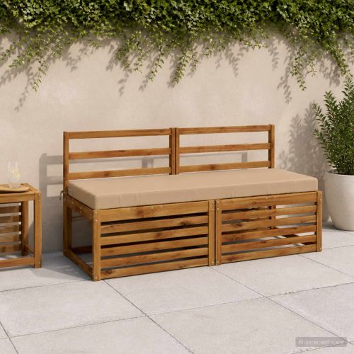 Възглавница за пейка SOEST 100% полиестер Пясък 150 x 50 x 8 см