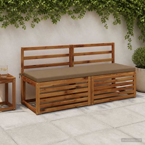 Възглавница за пейка SOEST 100% полиестер Таупе 140 x 50 x 5 см