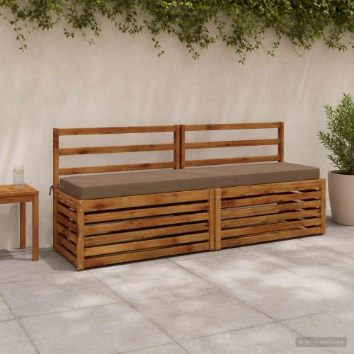 Възглавница за пейка SOEST 100% полиестер Таупе 170 x 40 x 8 см