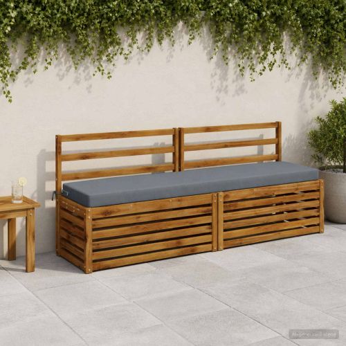 Възглавница за пейка SOEST 100% полиестер Синьо 180 x 40 x 8 см