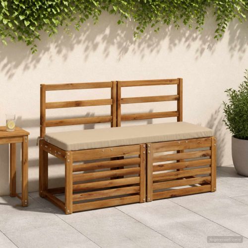 Възглавница за пейка SOEST 100% полиестер Пясък 100 x 40 x 5 см