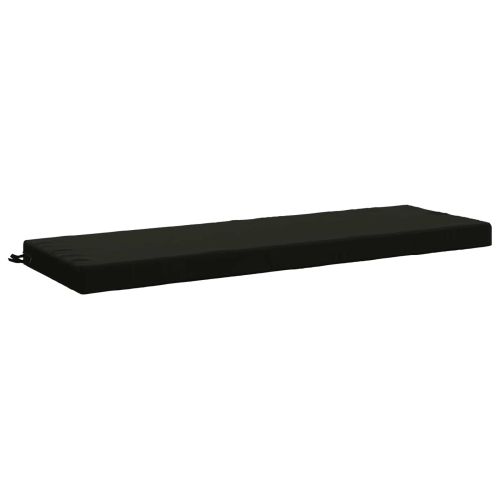 Възглавница за пейка SOEST 100% полиестер Черно 150 x 50 x 8 см