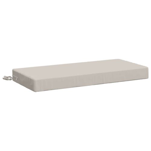 Възглавница за пейка SOEST 100% полиестер Бяло 80 x 40 x 8 cm