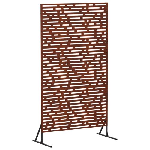 Екран за уединение 100 x 50 x 180 см Кортенова стомана