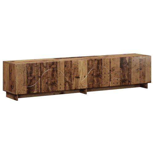 ТВ стойка 179.5 x 34.5 x 40 cm Старо дърво Инженерна дървесина