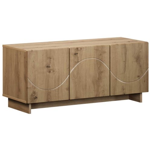 ТВ стойка 90 x 34.5 x 40 cm Дъб артизан Инженерна дървесина
