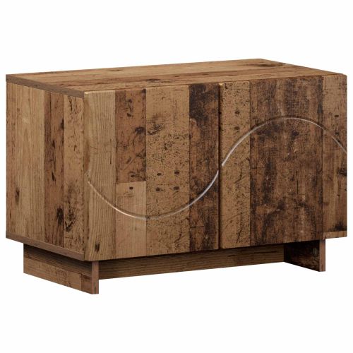 ТВ стойка 60 x 34.5 x 40 cm Старо дърво Инженерна дървесина